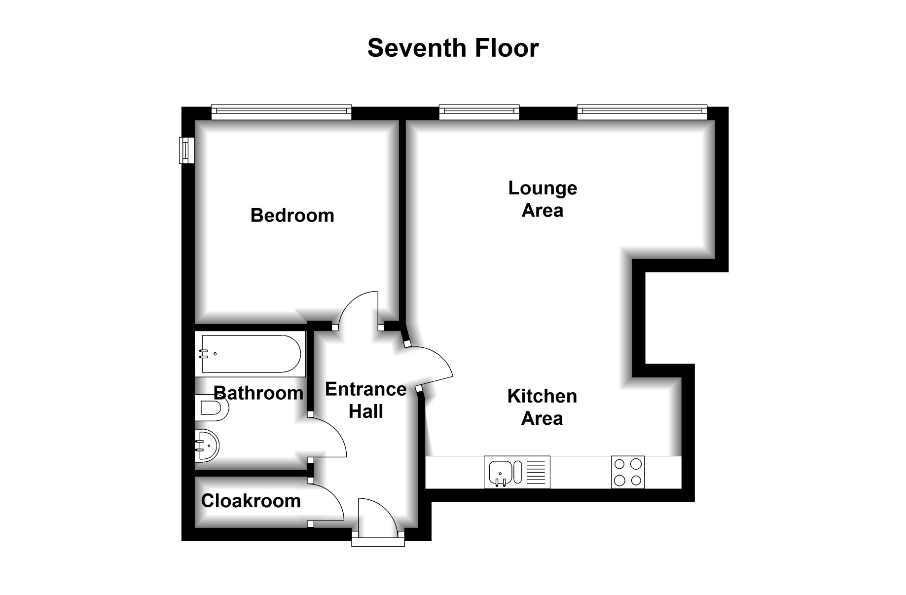 West One Sheffield: apartment 1 bedroom